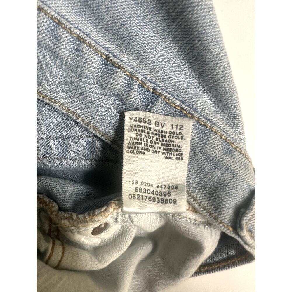 Vintage Y2K 2004 Levi's Classic Slim Stretch Crop Jeans - Picture 8 of 11
